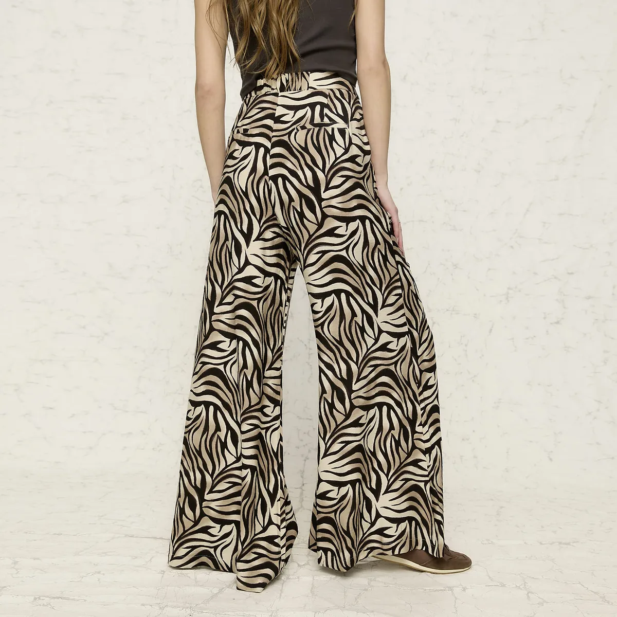 AMERICANINO - Pantalón Palazzo Mujer Americanino