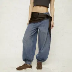 AMERICANINO - Jeans Pañuelo Encaje Removible Mujer