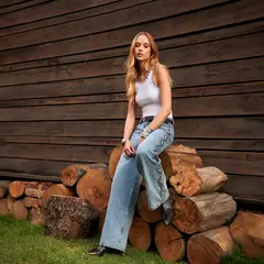 AMERICANINO - Jeans Tachas Mujer