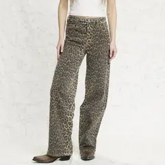 AMERICANINO - Jeans Straight Tiro Alto Mujer