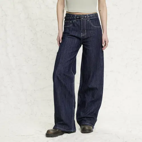 AMERICANINO - Jeans Straight Tiro Alto Mujer