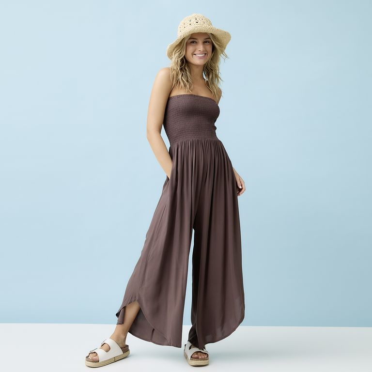 Enterito Panal Strapless Mujer
