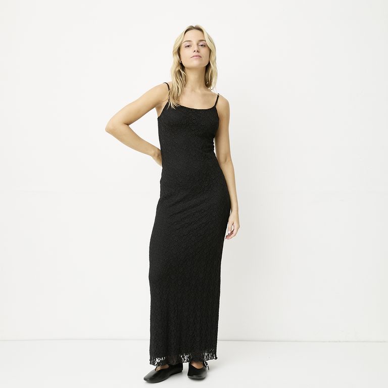 Vestido Encaje Maxi Mujer