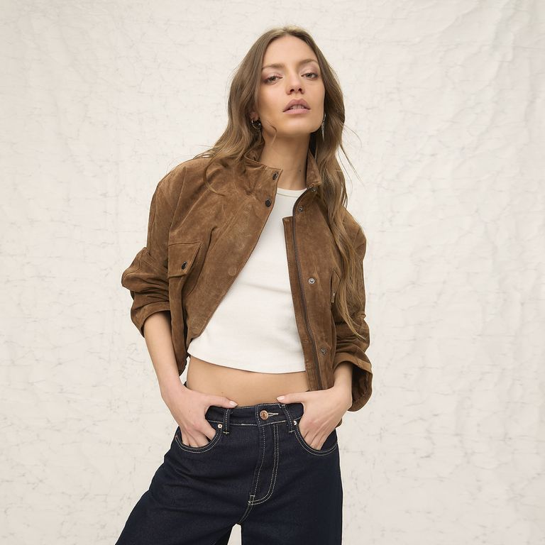 Chaqueta 100% Cuero Mujer