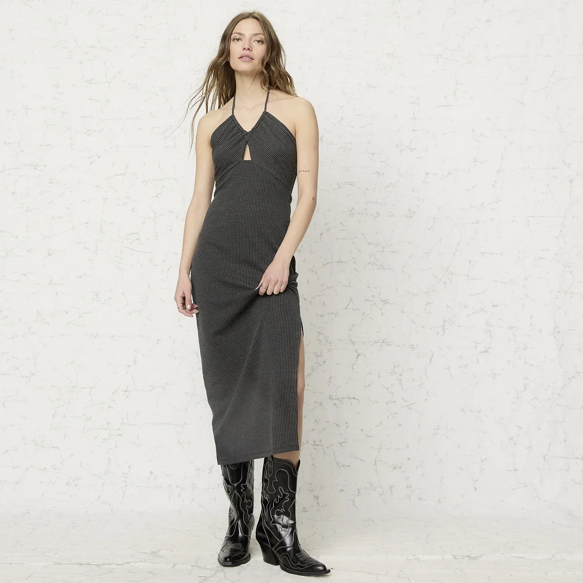AMERICANINO - Vestido Halter Mujer Americanino