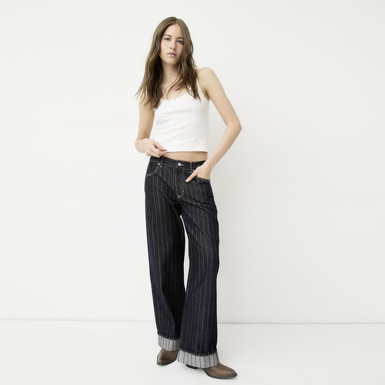 Jeans Rayas Mujer