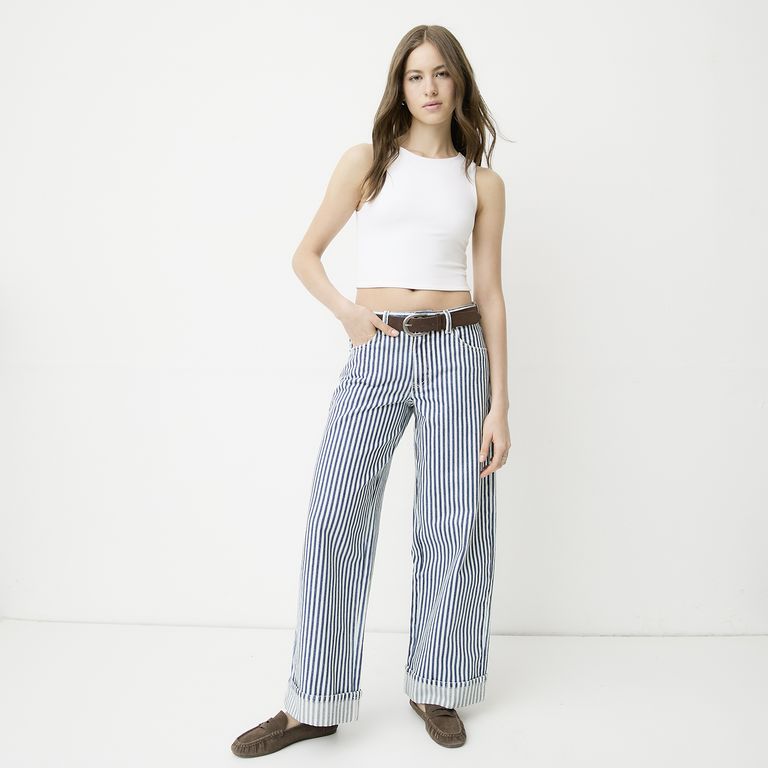 Jeans Rayas Mujer