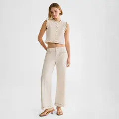 SYBILLA - Jeans Bordado Marine Mujer