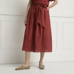 ELLE - Falda Mujer Calada