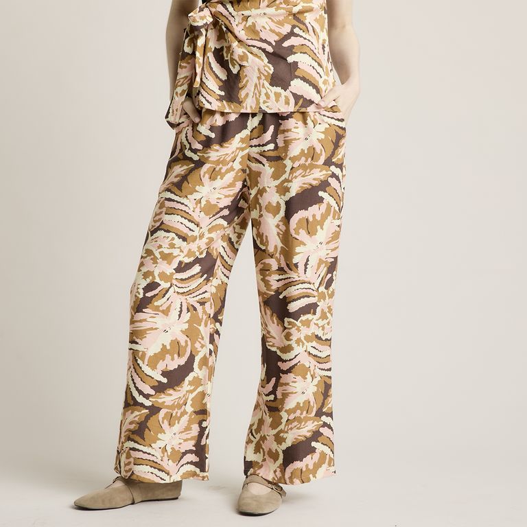 UNIVERSITY CLUB Pantalón Wide Leg Mujer