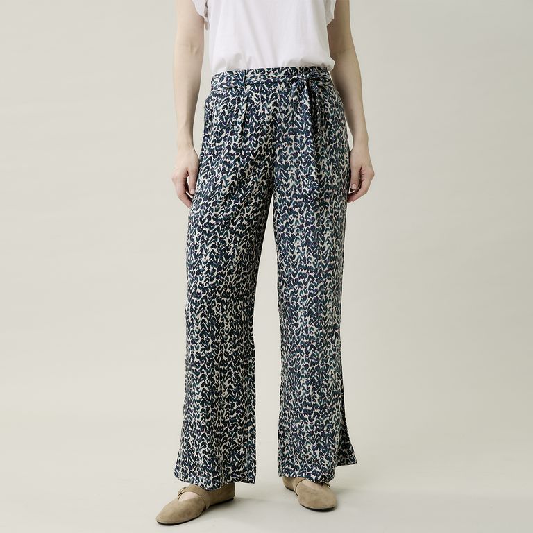 Pantalón Wide Leg Estampado Mujer