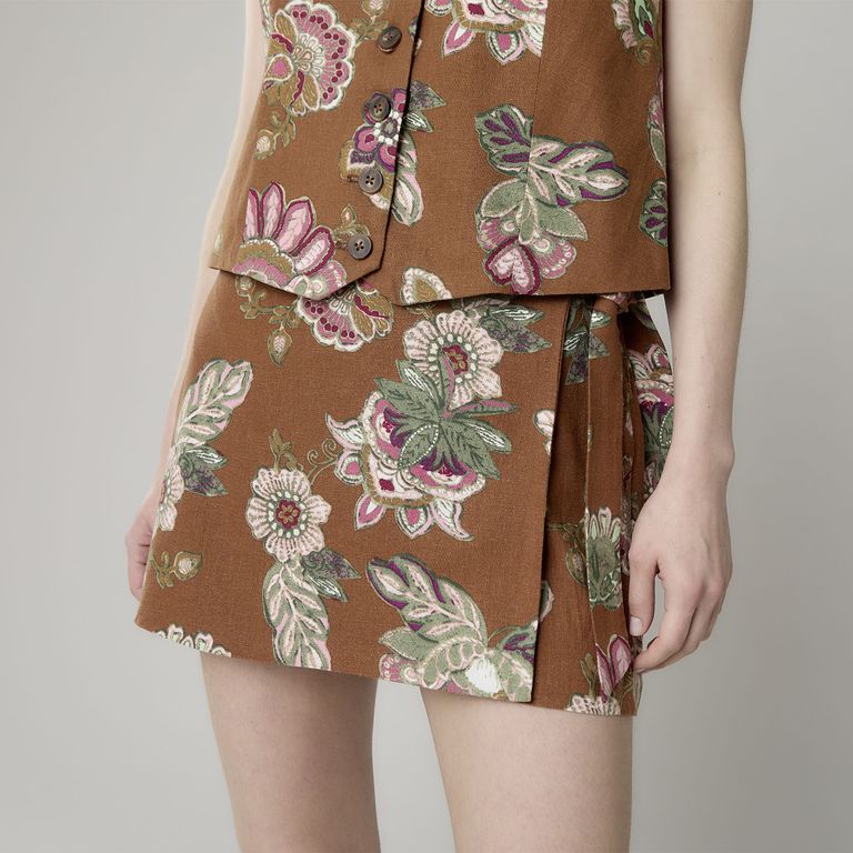 Short con Lino Mujer