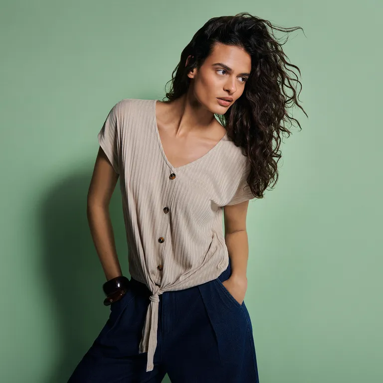 Polera Nudo Mujer