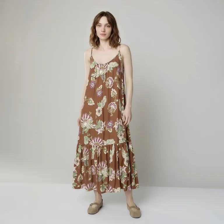 Vestido con Lino Mujer