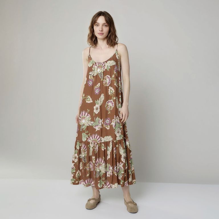 Vestido con Lino Mujer