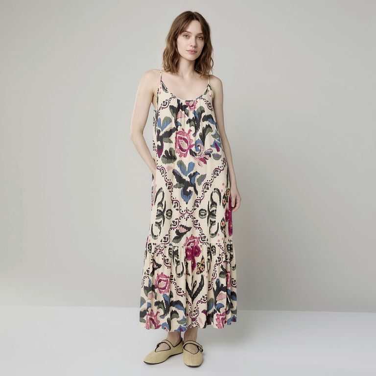 Vestido con Lino Mujer