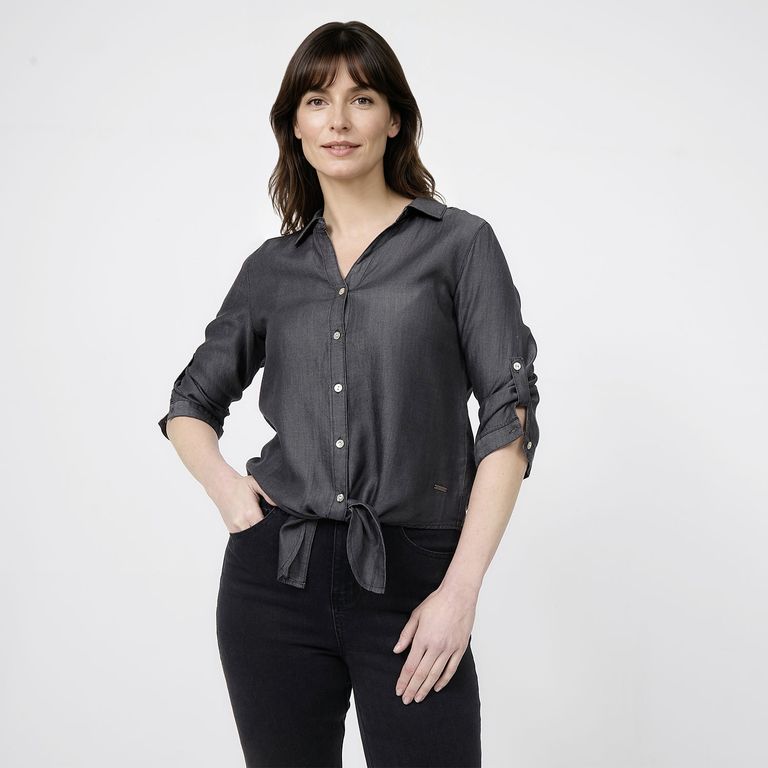 Blusa Manga Corta Mujer