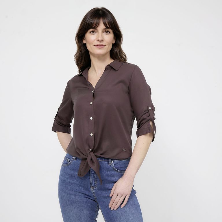 Blusa Manga Corta Mujer