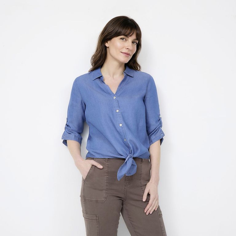 Blusa Manga Corta Mujer