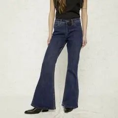 AMERICANINO - Jeans Flare Tiro Bajo Mujer