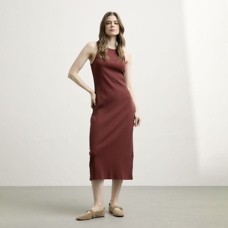 Vestido Midi Mujer