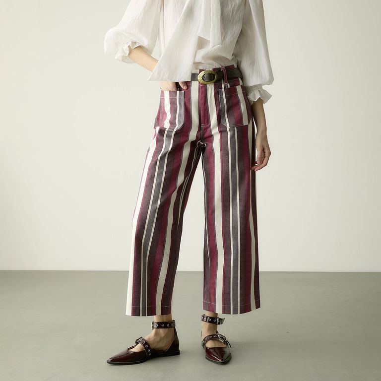 Pantalón Wide Leg Tiro Alto Mujer