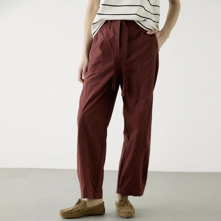 Pantalón Balloon Tiro Alto Mujer