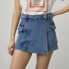 BASEMENT - Short Tiro Alto Mujer