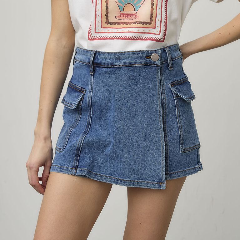 Short Tiro Alto Mujer