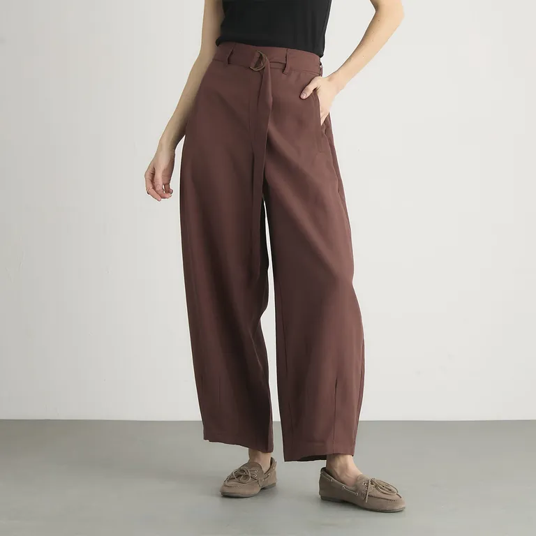 Pantalón Wide leg Tiro Alto Mujer