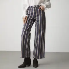 BASEMENT - Jeans Straight Tiro Alto Mujer