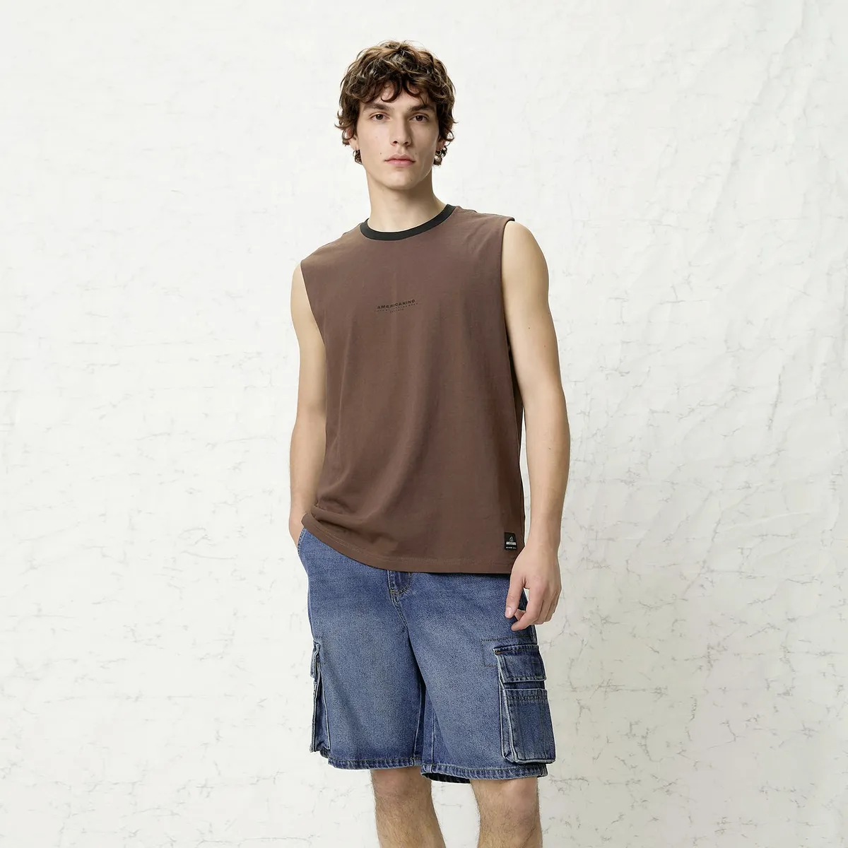 AMERICANINO - Polera Sin Manga Hombre Americanino