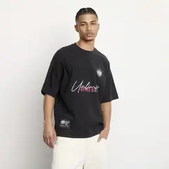 ECKO - Polera Manga Corta Oversize Algodón Hombre