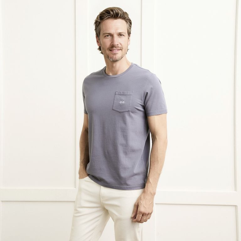 Polera Manga Corta Regular Fit Hombre