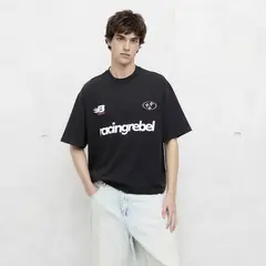 BEARCLIFF - Polera Manga Corta Oversize Hombre