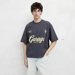 BEARCLIFF - Polera Manga Corta Oversize Hombre