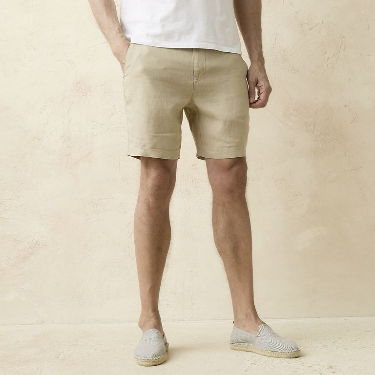 Bermuda Lino Hombre