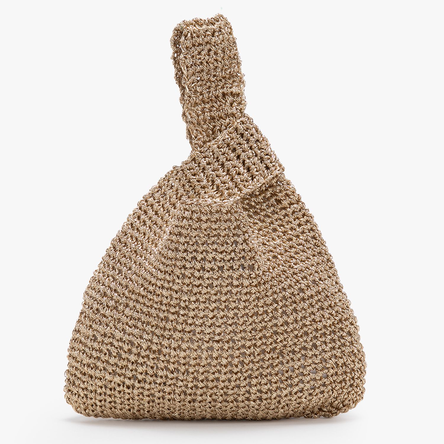 PAULA MEKIS X BASEMENT - Cartera dorada $24.990