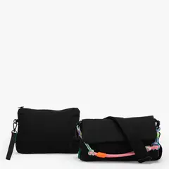 BENETTON - Cartera Cross Body + Estuche Mujer