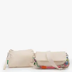 BENETTON - Cartera Cross Body + Estuche Mujer