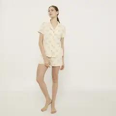 SYBILLA - Pijama Camisero Algodón Mujer