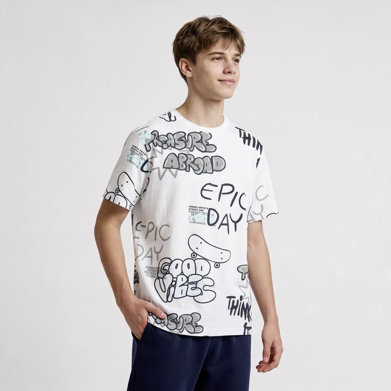 Polera Manga Corta Niño