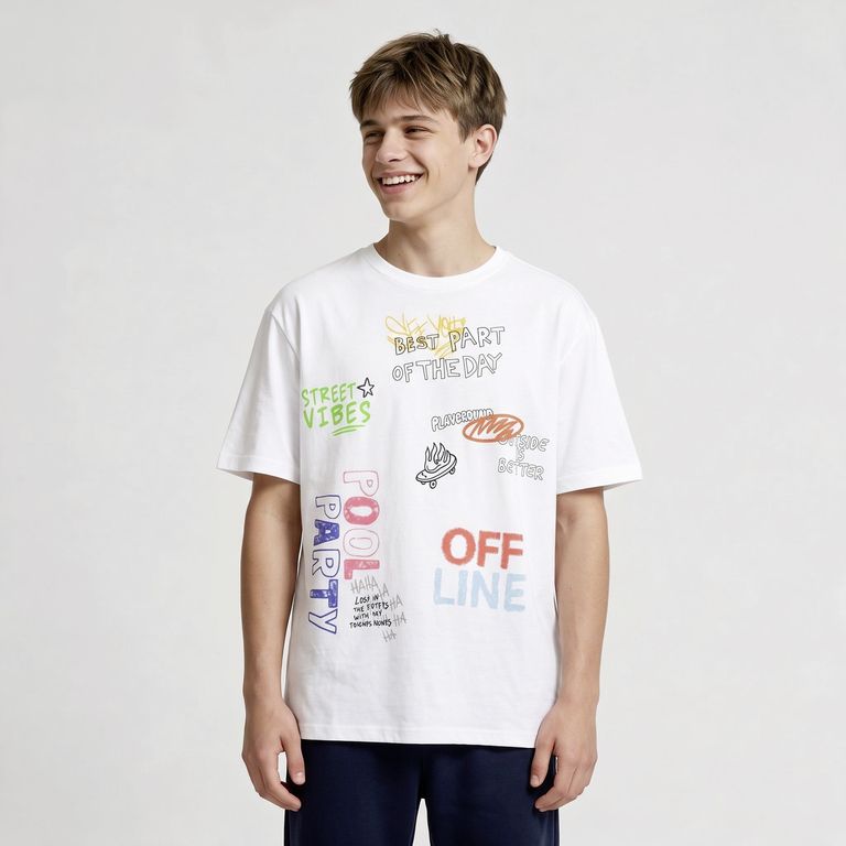 Polera Manga Corta Niño