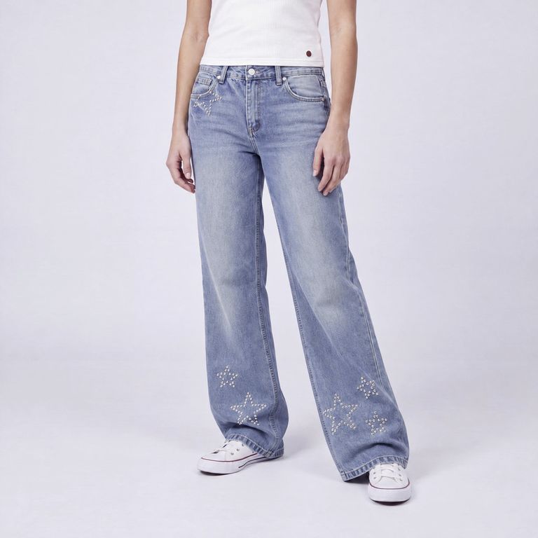 Jeans Wide Leg Niña