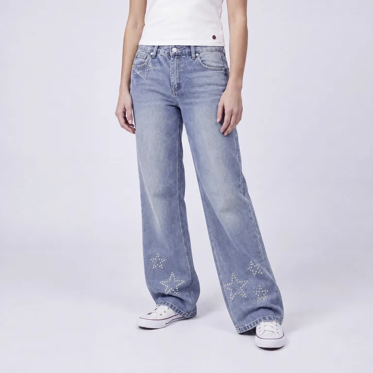 Jeans Wide Leg Niña
