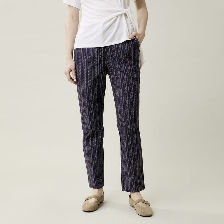 Pantalón Viscosa Straight Tiro Alto Mujer