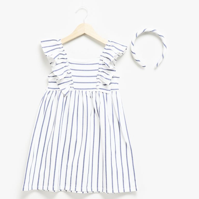 Vestido Niña Con Cintillo