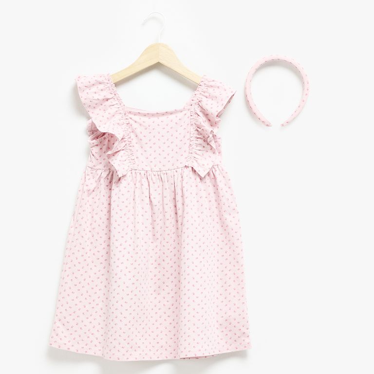 Vestido Niña + Cintillo