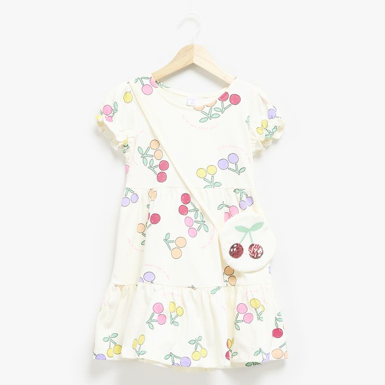 Vestido Niña Con Cartera