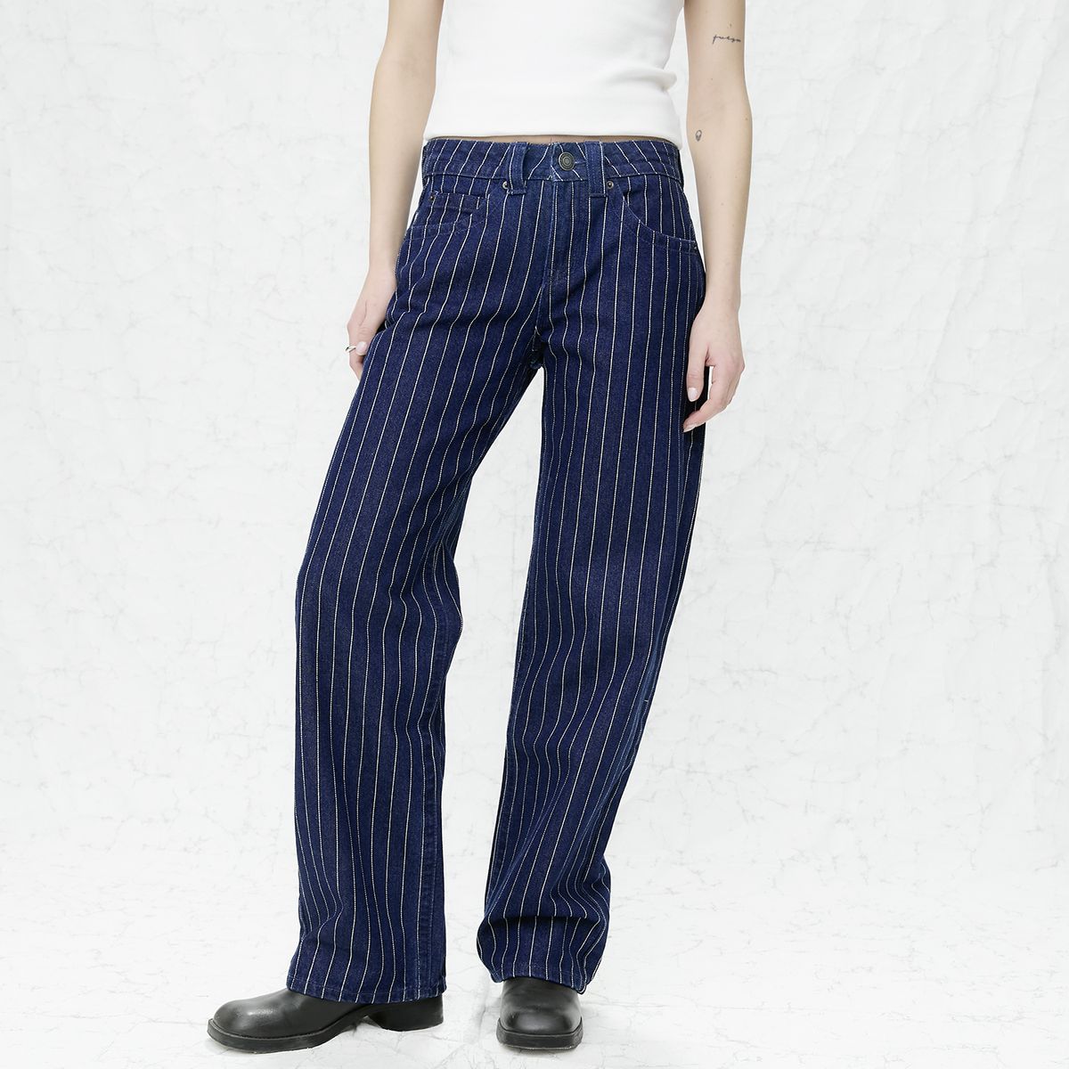 AMERICANINO - Jeans Straight Tiro Bajo Mujer Americanino